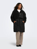 Only Carmakoma Fleece Jakke  - Plus size overtøj til kvinder - ONLY CarmaKoma