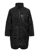 Only Carmakoma Fleece Jakke  - Plus size overtøj til kvinder - ONLY CarmaKoma
