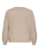 Only Carmakoma Cardigan - sand - Overdele til Plus size - ONLY CarmaKoma