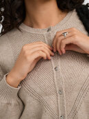 Only Carmakoma Cardigan - sand - Overdele til Plus size - ONLY CarmaKoma