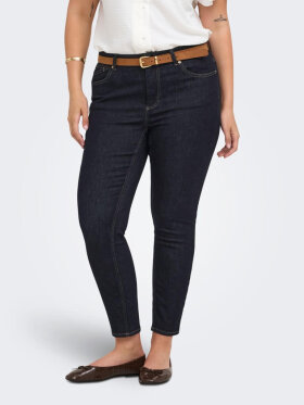 Only Carmakoma Jeans - dark blue denim - Plus size bukser til kvinder - ONLY CarmaKoma