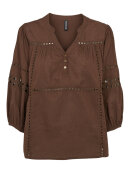 Prepair Bluse - Brun - Dame - Bluser - PREPAIR Prepair Bluse - Brun - Dame - Bluser - PREPAIR