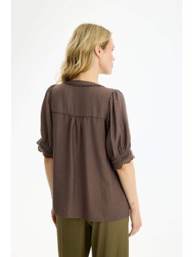 In Front Bluse - Brun - Dame - Bluser - IN FRONT In Front Bluse - Brun - Dame - Bluser - IN FRONT