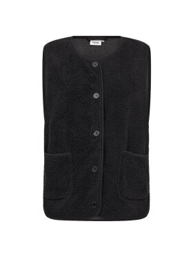 Wasabiconcept Vest - Sort - Overdele til Plus size - Wasabiconcept