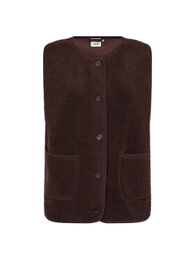 Wasabiconcept vest - brun - Overdele til Plus size - Wasabiconcept