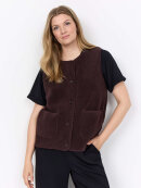 Wasabiconcept vest - brun - Overdele til Plus size - Wasabiconcept