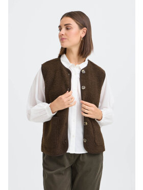 Fransa vest - brun - Dame - Veste - FRANSA