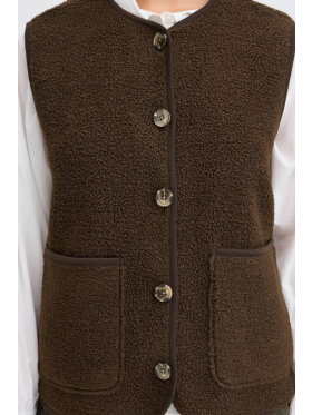 Fransa vest - brun - Dame - Veste - FRANSA