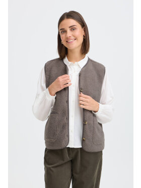 Fransa Vest - grå - Dame - Veste - FRANSA