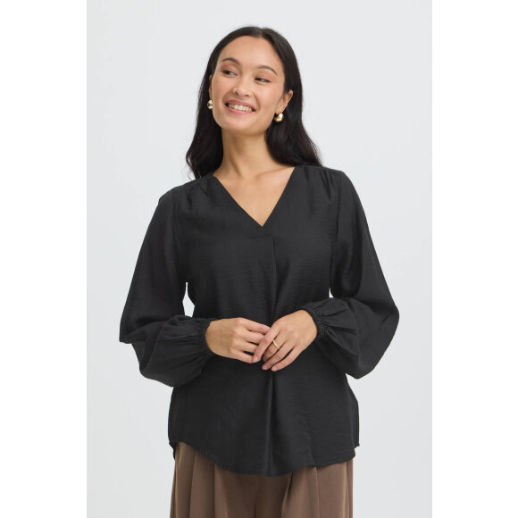 Fransa sort - bluse - Dame - Bluser - FRANSA