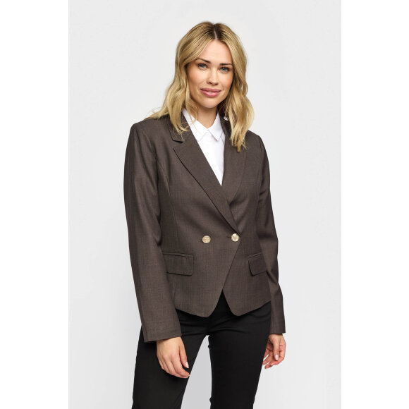 2-biz blazer - brun - Blazer til kvinder - 2-Biz 2-biz blazer - brun - Blazer til kvinder - 2-Biz
