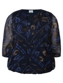 Zhenzi Bluse - blå - Overdele til Plus size - Zhenzi Zhenzi Bluse - blå - Overdele til Plus size - Zhenzi