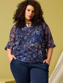 Zhenzi Bluse - blå - Overdele til Plus size - Zhenzi Zhenzi Bluse - blå - Overdele til Plus size - Zhenzi