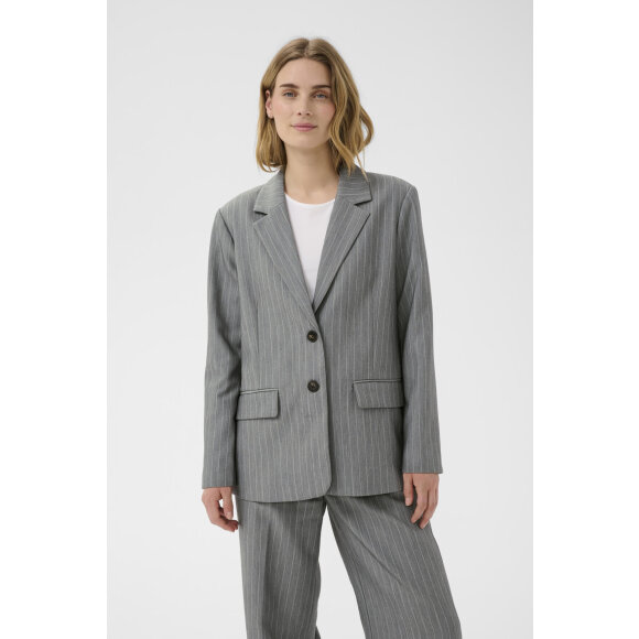Part Two Blazer - grå - Blazer til kvinder - Part Two Part Two Blazer - grå - Blazer til kvinder - Part Two