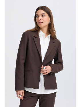 Pulz blazer - brun - Blazer til kvinder - PULZ Jeans Pulz blazer - brun - Blazer til kvinder - PULZ Jeans