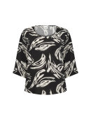 Wasabiconcept bluse - sort/hvid - Overdele til Plus size - Wasabiconcept