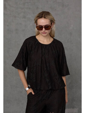 Love & divine bluse - chocolate/blonder - Dame - Bluser - love & divine Love & divine bluse - chocolate/blonder - Dame - Bluser - love & divine