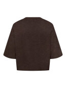 Only Carmakoma strik - coffee - Overdele til Plus size - ONLY CarmaKoma