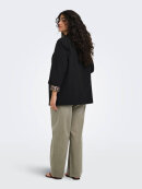 Only Carmakoma blazer - sort/leo - Overdele til Plus size - ONLY CarmaKoma