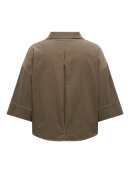 Only Carmakoma skjorte - walnut - Overdele til Plus size - ONLY CarmaKoma