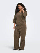 Only Carmakoma skjorte - walnut - Overdele til Plus size - ONLY CarmaKoma