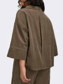 Only Carmakoma skjorte - walnut - Overdele til Plus size - ONLY CarmaKoma