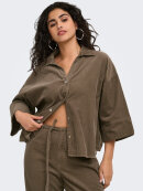 Only Carmakoma skjorte - walnut - Overdele til Plus size - ONLY CarmaKoma