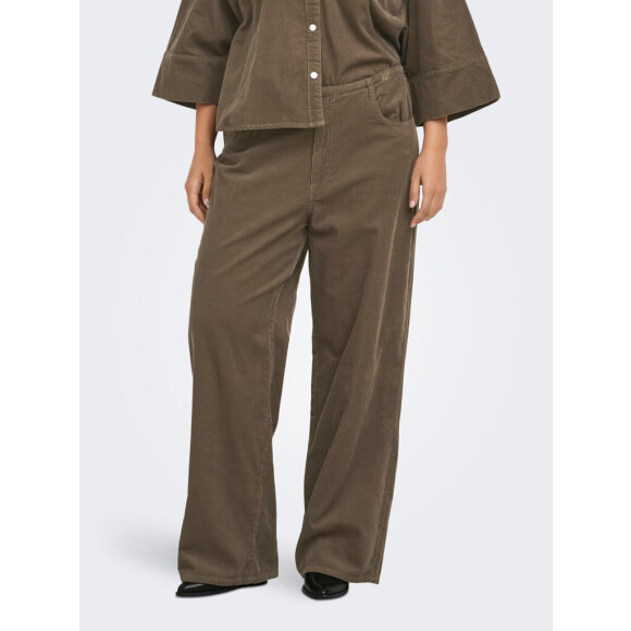Only Carmakoma buks - walnut - Plus size bukser til kvinder - ONLY CarmaKoma