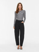 Vila T-shirt L/Æ - off/navy striber - Dame - T-shirts - VILA