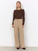 Soyaconcept T-shirt L/Æ - navy/camel stribet - Dame - Bluser - Soyaconcept 