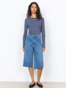 Soyaconcept T-Shirt L/Æ - navy/lysblå stribet - Dame - T-shirts - Soyaconcept 