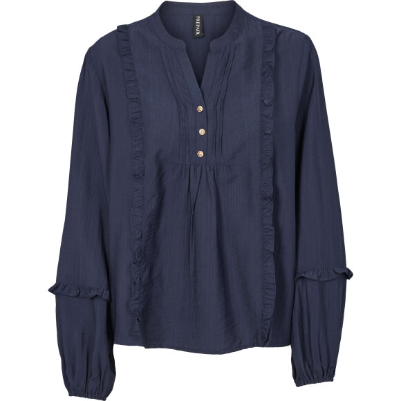 Prepair Bluse - Camilla - Navy - Dame - Bluser - PREPAIR
