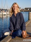 Prepair Bluse - Camilla - Navy - Dame - Bluser - PREPAIR
