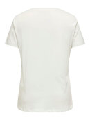 Only Carmakoma t-shirt - creme - Overdele til Plus size - ONLY CarmaKoma