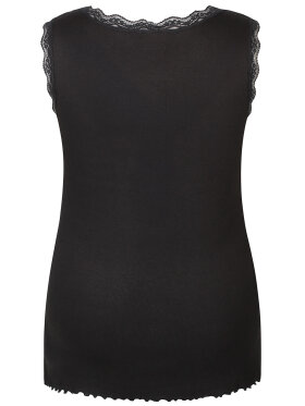 Zhenzi top - sort - Overdele til Plus size - Zhenzi