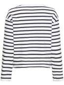 Fransa Bluse - hvid/navy stribet - Dame - Bluser - FRANSA