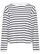 Fransa Bluse - hvid/navy stribet - Dame - Bluser - FRANSA