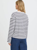 Fransa Bluse - hvid/navy stribet - Dame - Bluser - FRANSA