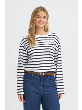 Fransa Bluse - hvid/navy stribet - Dame - Bluser - FRANSA Fransa Bluse - hvid/navy stribet - Dame - Bluser - FRANSA