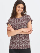 Fransa T-shirt - bordeaux/brun - Dame - T-shirts - FRANSA