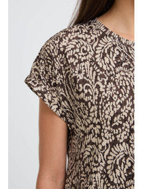 Fransa T-shirt - off/brun - Dame - T-shirts - FRANSA