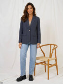 Marta Blazer - Navy/striber - Blazer til kvinder - MARTA