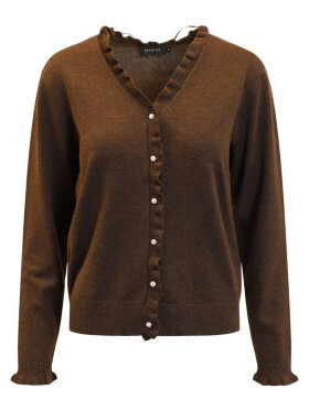Brandtex cardigan - brun - Striktrøjer til kvinder - Brandtex Brandtex cardigan - brun - Striktrøjer til kvinder - Brandtex