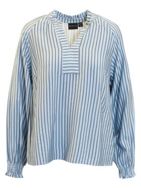 Brandtex bluse - stribet blå - Dame - Bluser - Brandtex