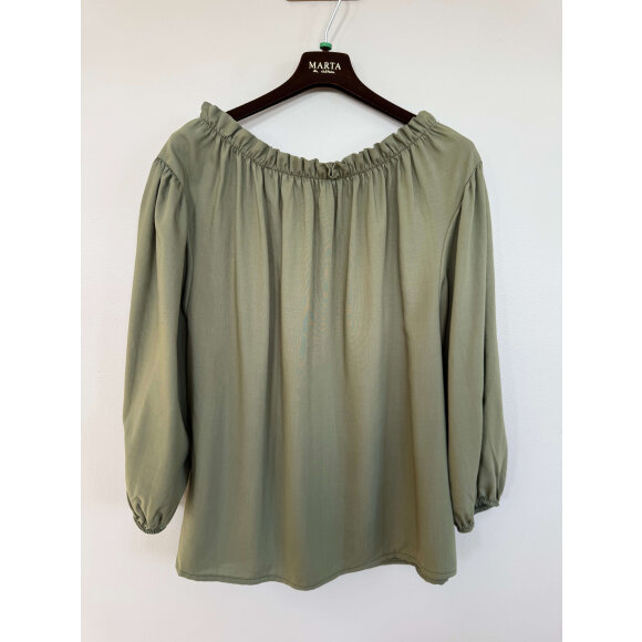 Marta Bluse - grøn - Dame - Bluser - MARTA