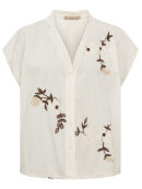 Marta Top - beige/brodering  - Toppe til dame - Sommertoppe mm. - MARTA