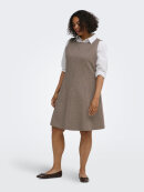 Only Carmakoma spencerkjole - brun tern - Kjoler til plus size kvinder - ONLY CarmaKoma