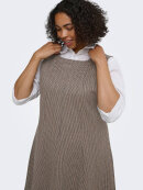 Only Carmakoma spencerkjole - brun tern - Kjoler til plus size kvinder - ONLY CarmaKoma