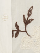 Marta Top - beige/brodering  - Toppe til dame - Sommertoppe mm. - MARTA