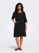 Only Carmakoma kjole - sort - Kjoler til plus size kvinder - ONLY CarmaKoma